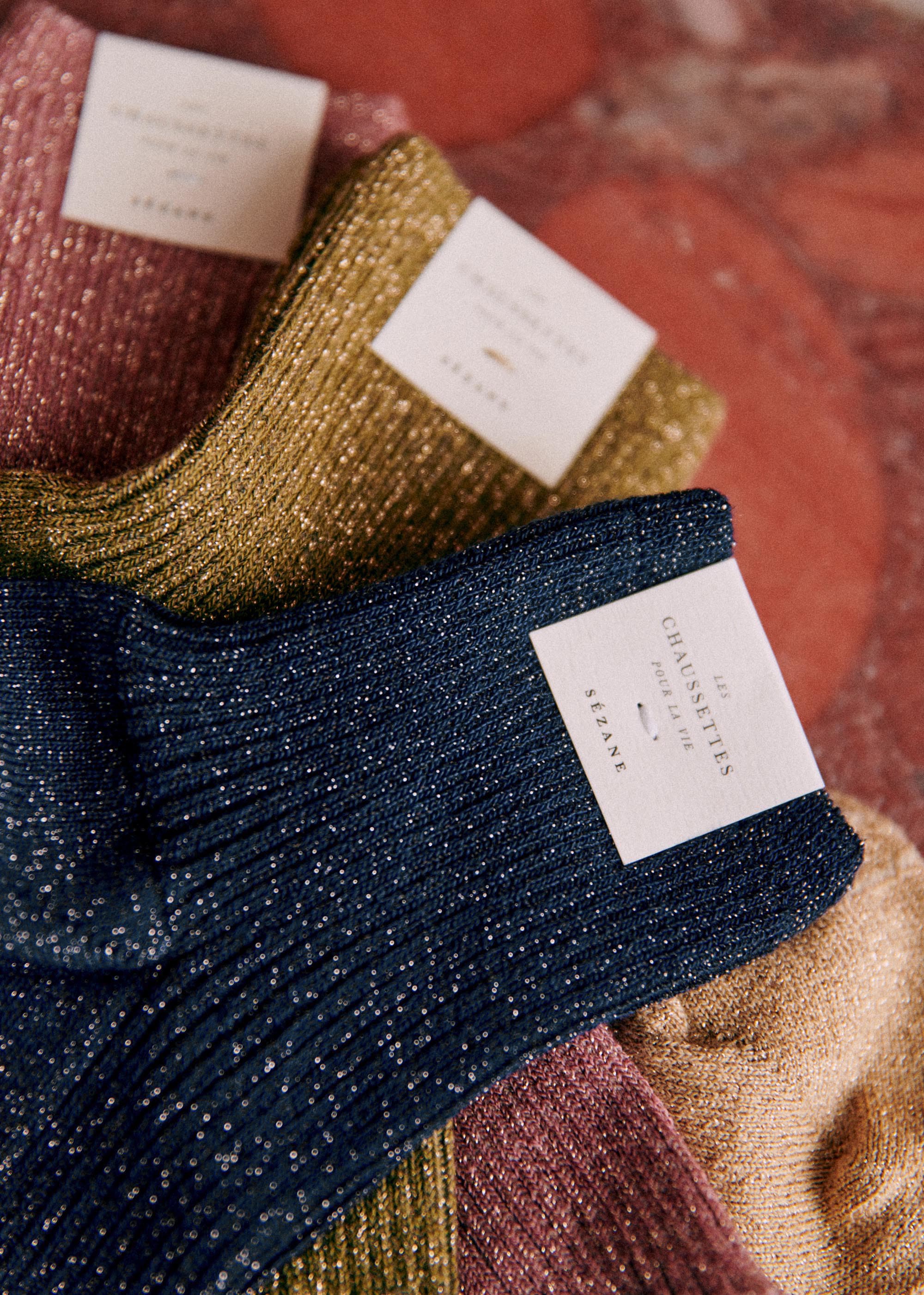 Chaussette Lurex - Marine - LES COMPOSANTES/DÉCOUVRIR 5906734