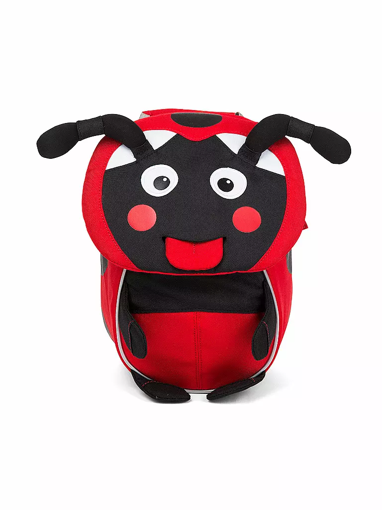 AFFENZAHN Kinder Rucksack Kleine Freunde - Maja Marienkäfer rot
