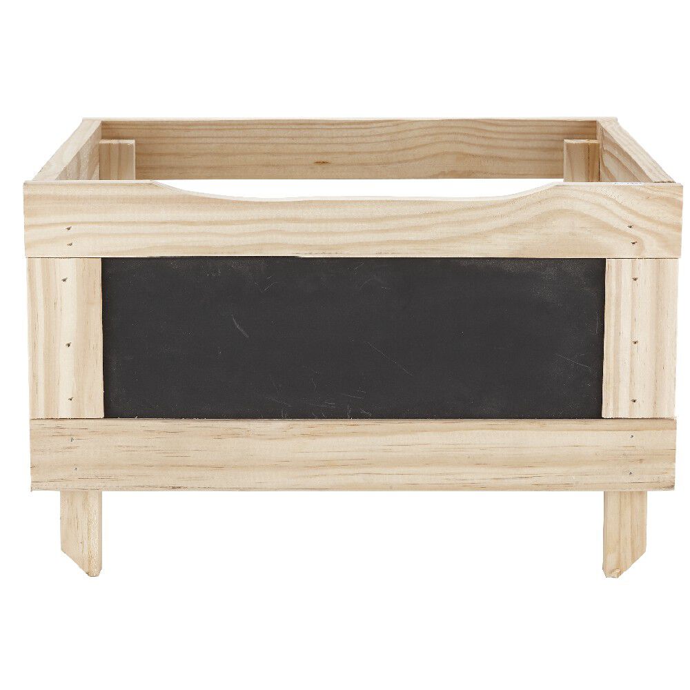 Caisse de rangement superposable en bois