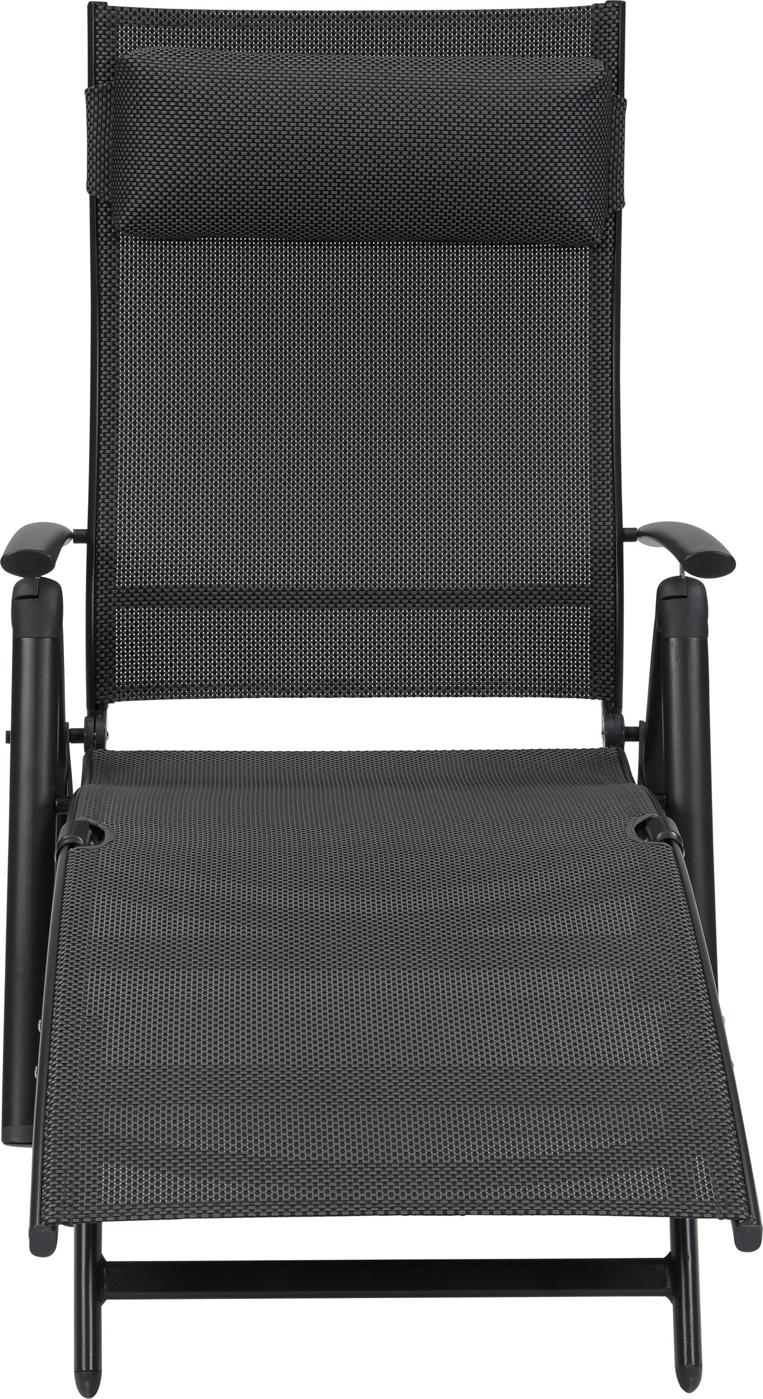 Intratuin ligbed Haikou antraciet 193 x 66 x 98 cm