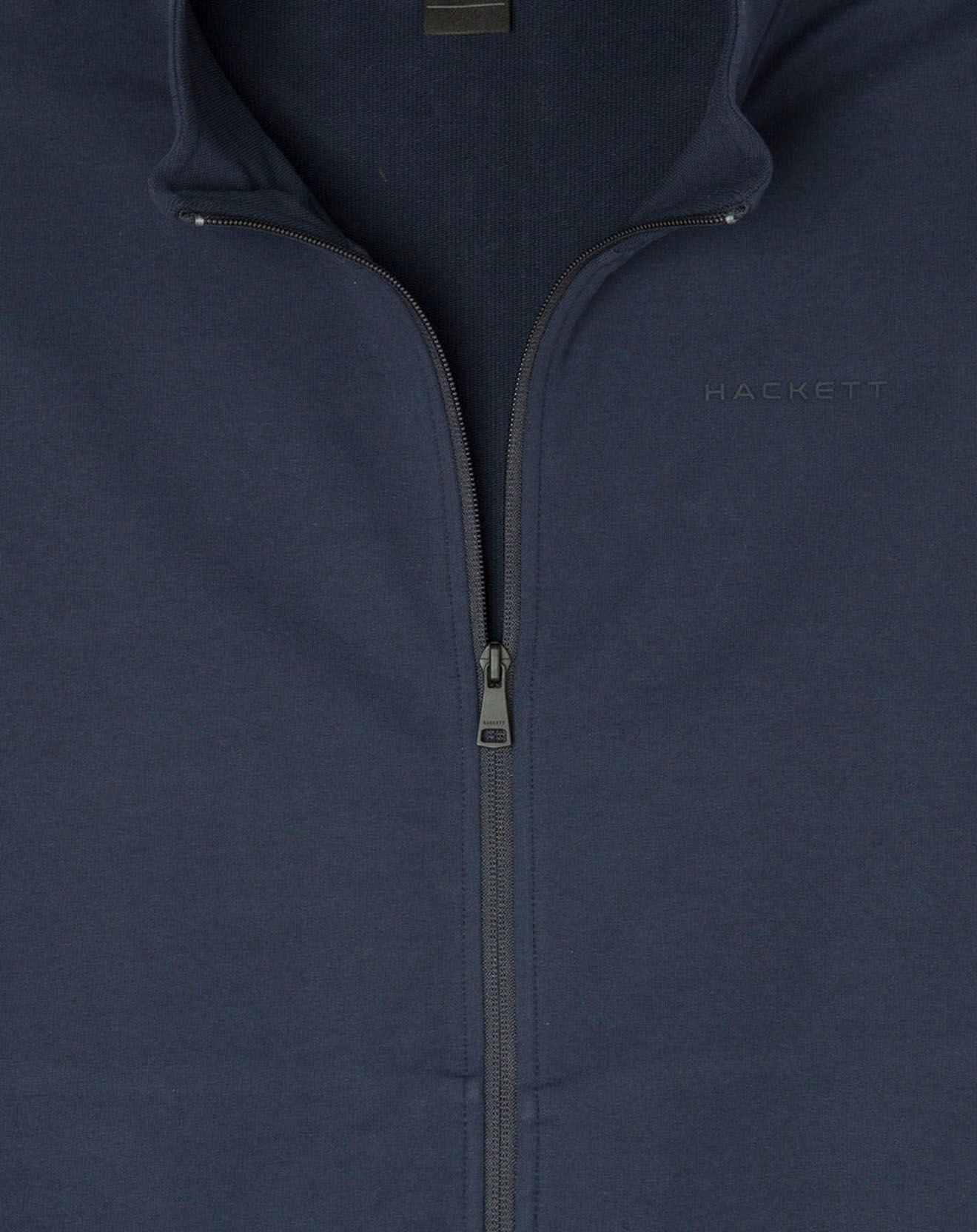Hackett London Sweat zip montant Sport bleu marine