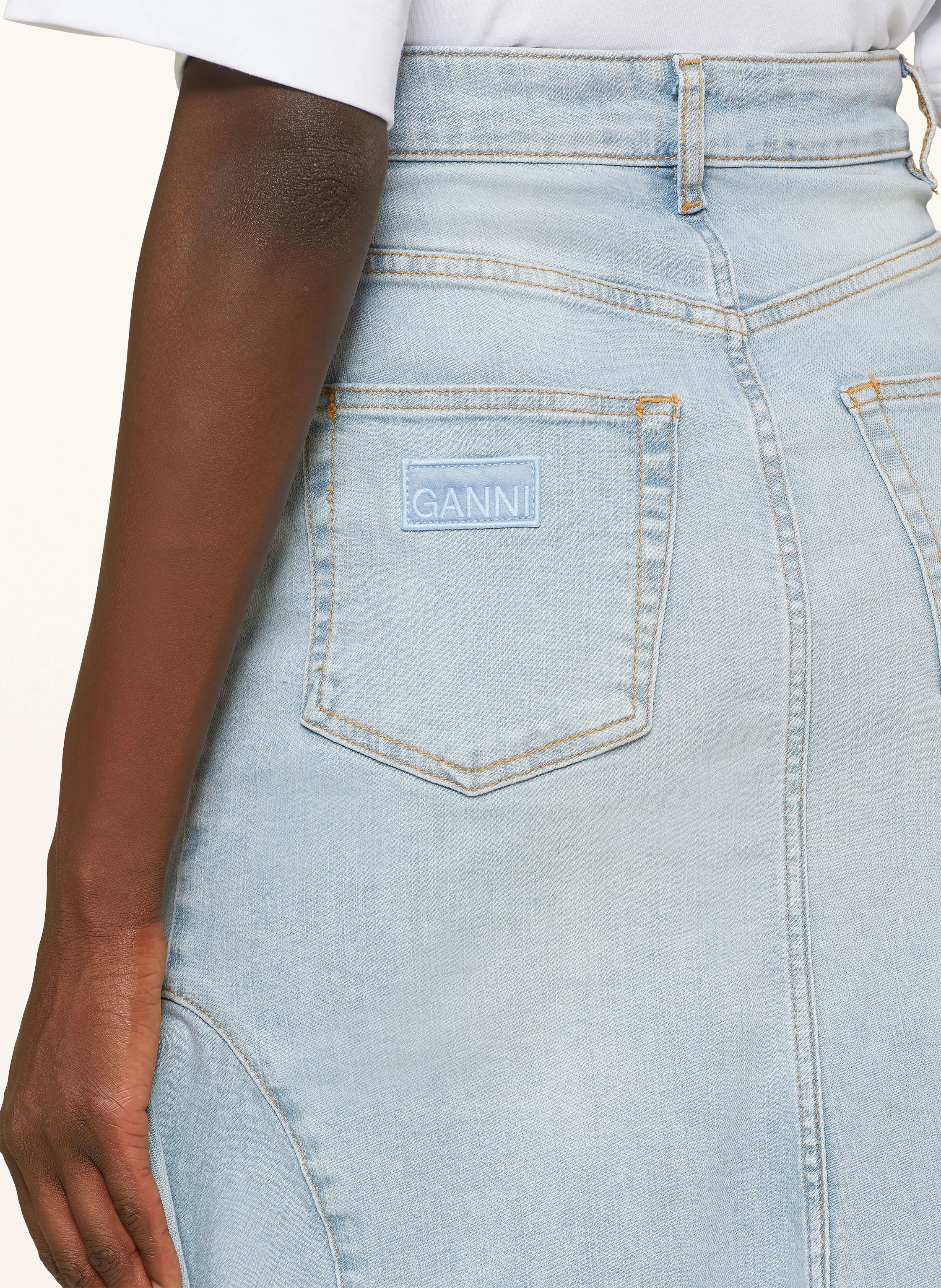 GANNI Jeansrock