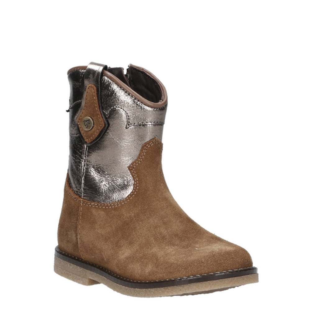 Pinocchio leren cowboylaarzen bruin