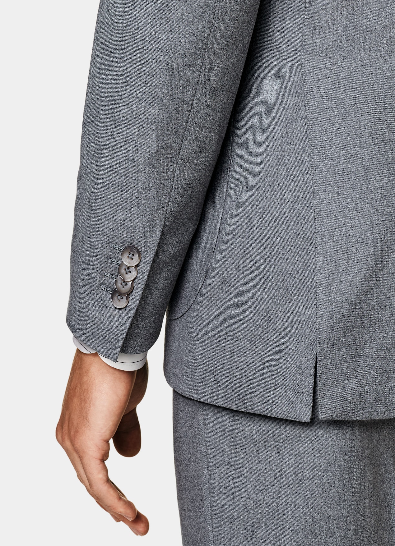 Costume Perennial Havana coupe Tailored gris moyen