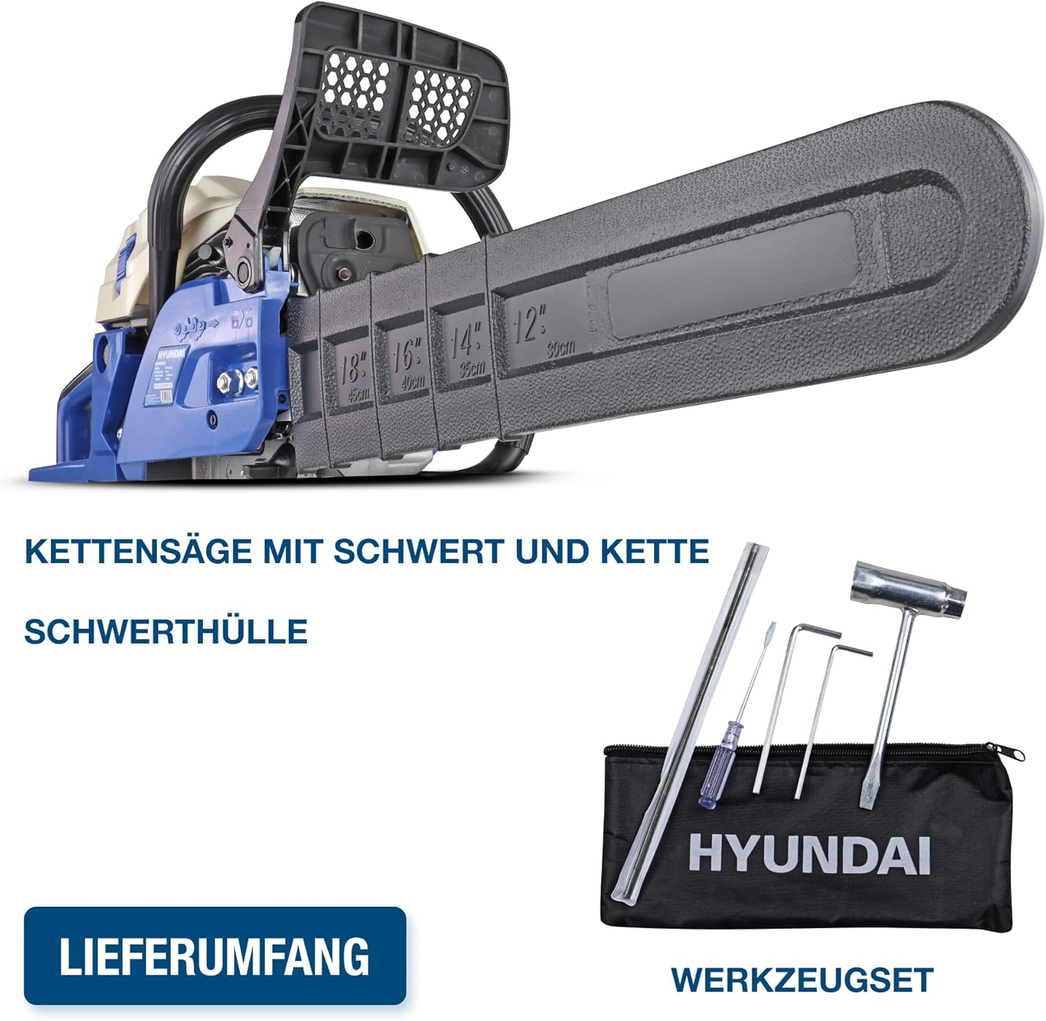 HYUNDAI Benzin-Kettensäge CS6220G | 51 cm/20