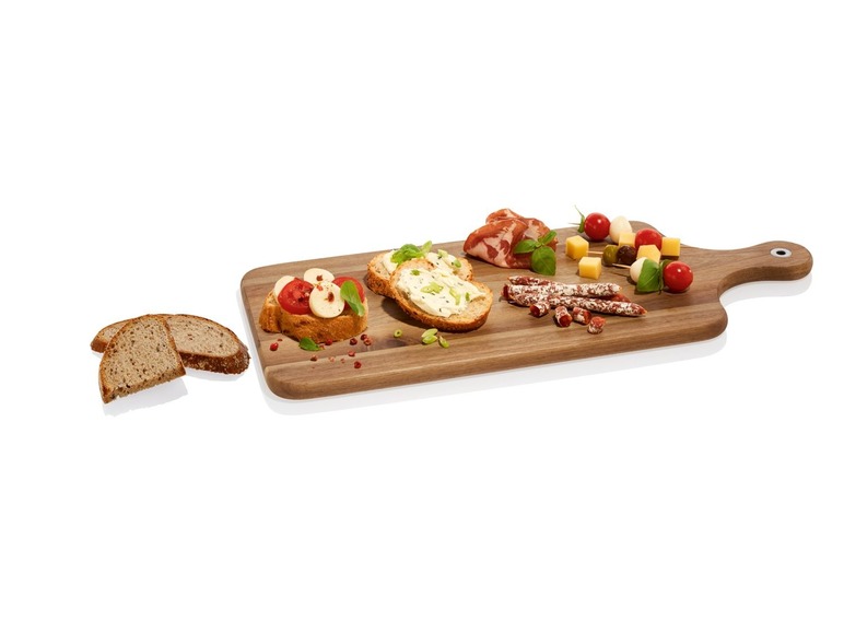Snij- en serveerplank, acaciahout, krasbestendig