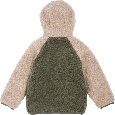 Viking Play  Vendbar Fleecejakke, Olive
