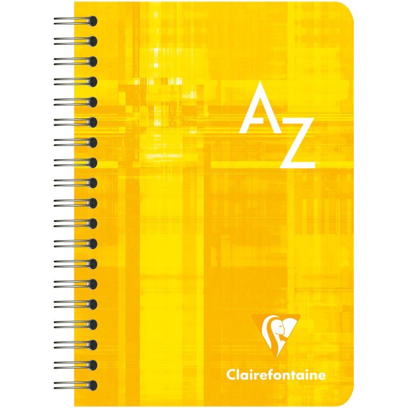 Répertoire Alphabétique spirale Clairefontaine Metric 9,5 x 14 cm 100 pages