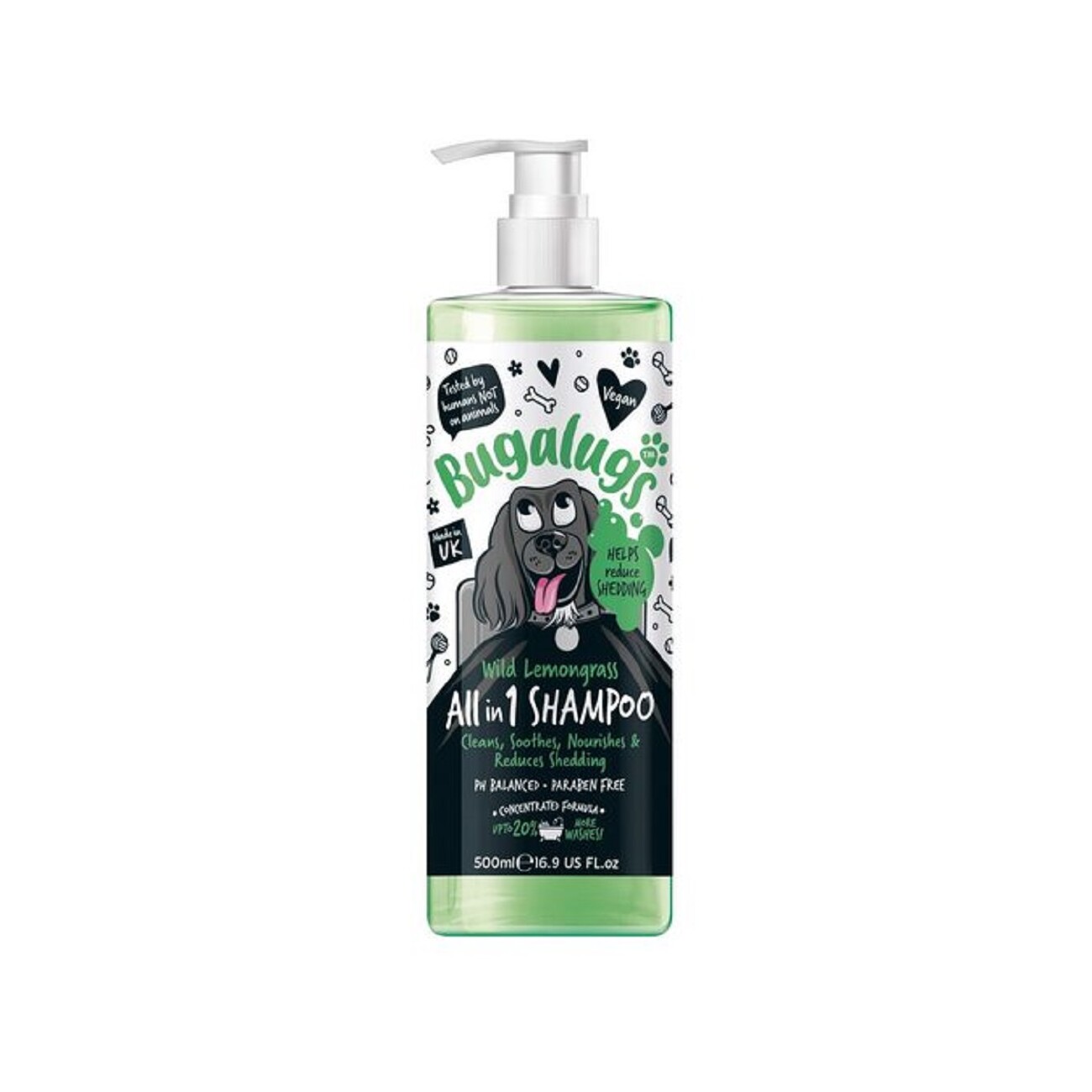 Bugalugs Wild Lemongrass – Erfrischendes Hundeshampoo mit Zitrusduft