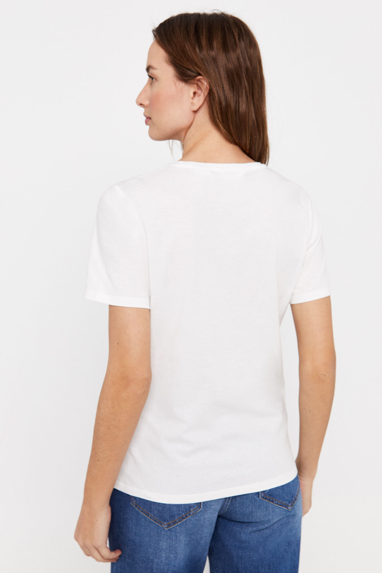 Camiseta Mafalda - Estampa branca