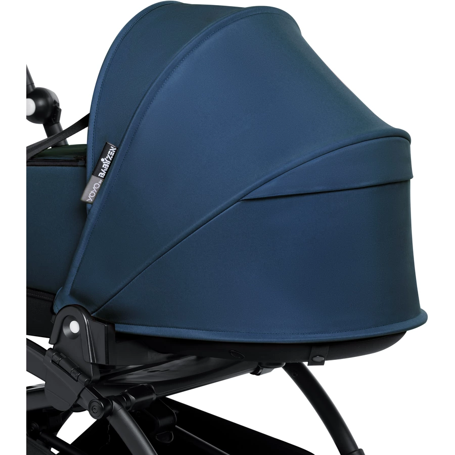 BABYZEN Kinderwagen YOYO2 0+ White mit Liegewanne inkl. Textilset Air France Blue