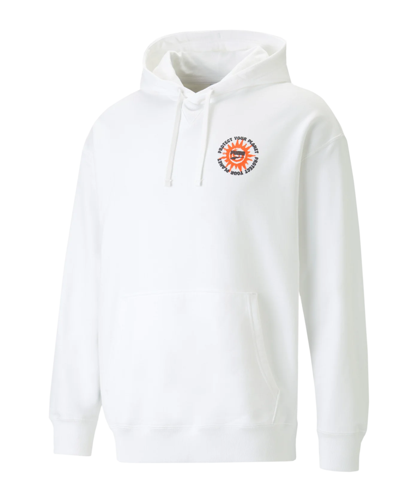 PUMA DOWNTOWN Graphic Hoody Weiss F02
