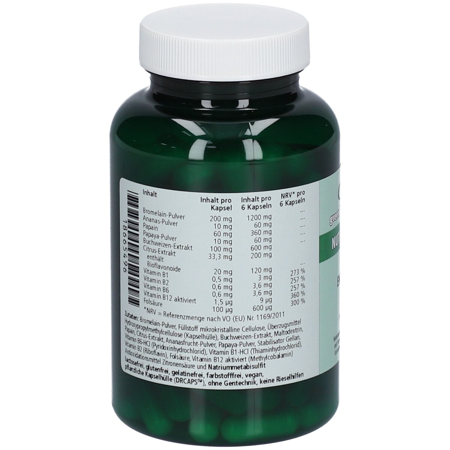green line NUTRITHEKE Enzyme