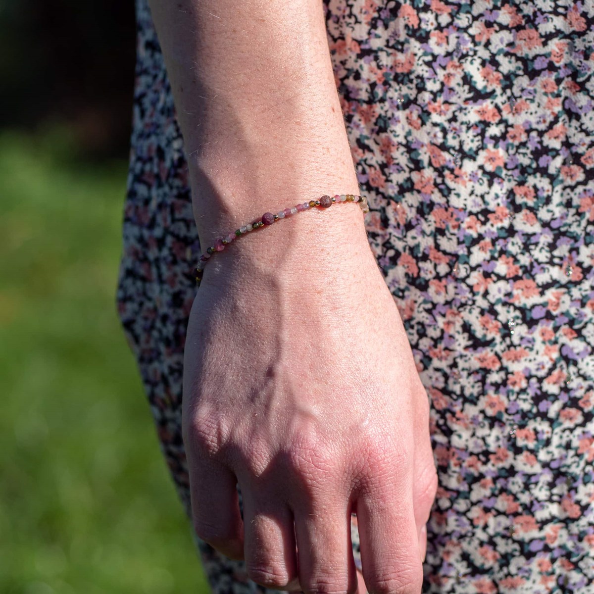 Collier et bracelet Paloma en pierres Tourmaline