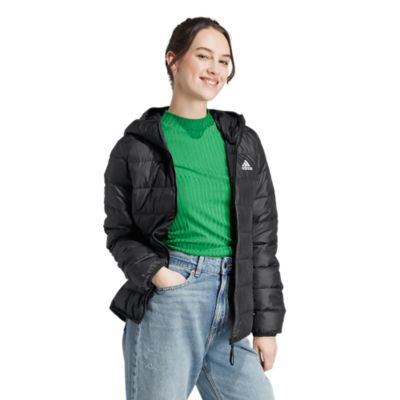 AdidasEssentials Light Down Hooded Jacket - schwarz