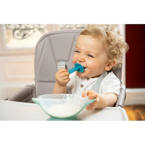 Lot de 2 couverts d'apprentissage - Bleu - TIGEX