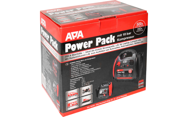 Apa Powerpack mit Kompressor 12 V