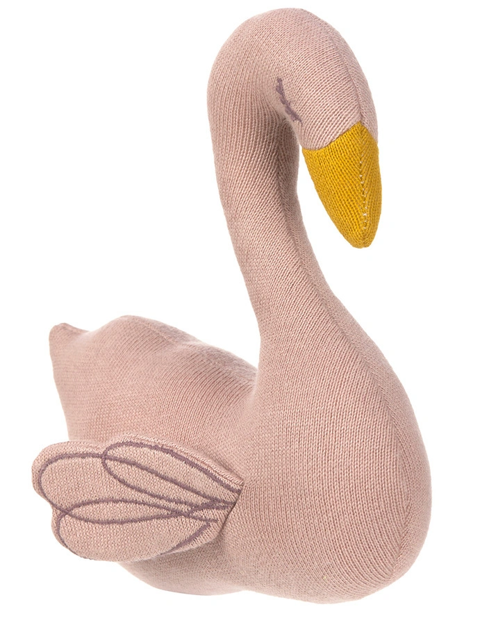 Strick-Rassel LITTLE WATER SWAN in rosa