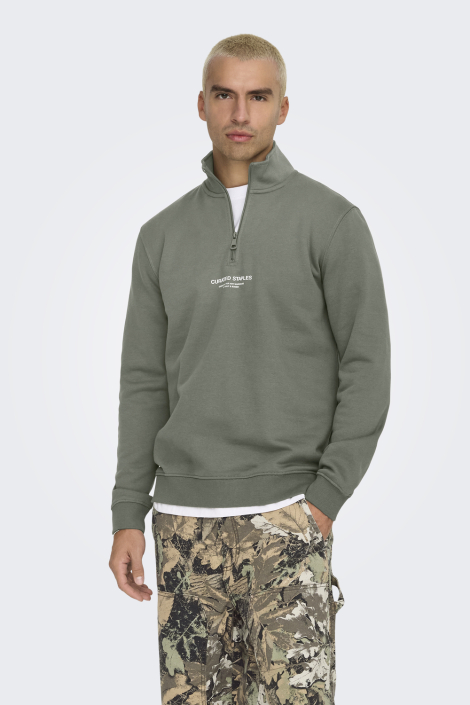 Only & Sons groene heren sweater