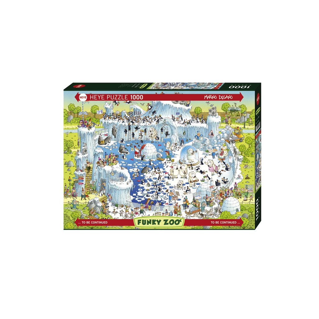 Puzzle - Funky Zoo -Polar Habitat de Marino Degano - 1000 Pièces