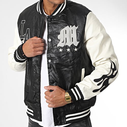 Veste Teddy ART-4 Noir Beige