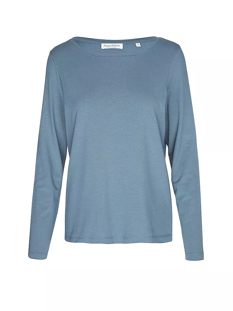 MARC O'POLO Langarmshirt blau