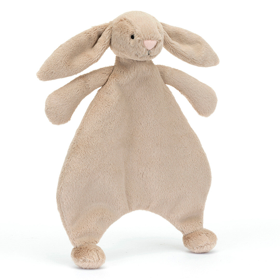 Jellycat knuffeldoek konijn bashful beige - 27 cm
