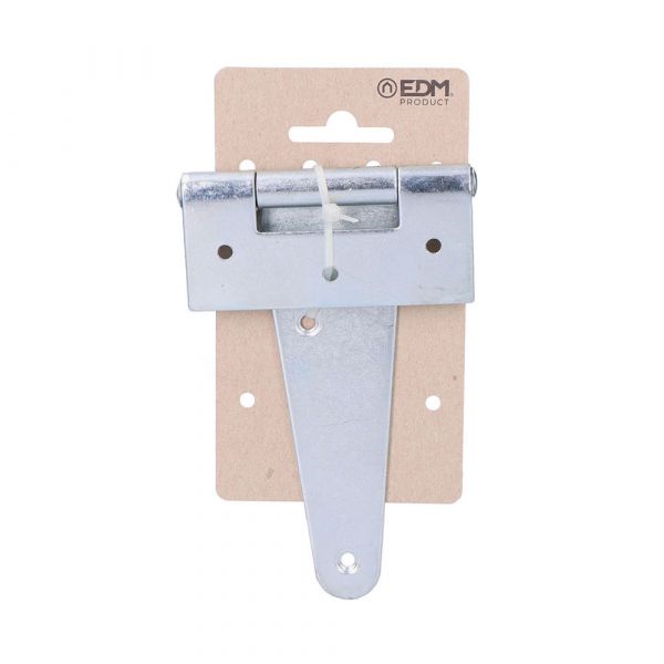 EDM Blíster Dobradiça T 100x75mm Hº Zinco em Cartão para Pendurar - 85144