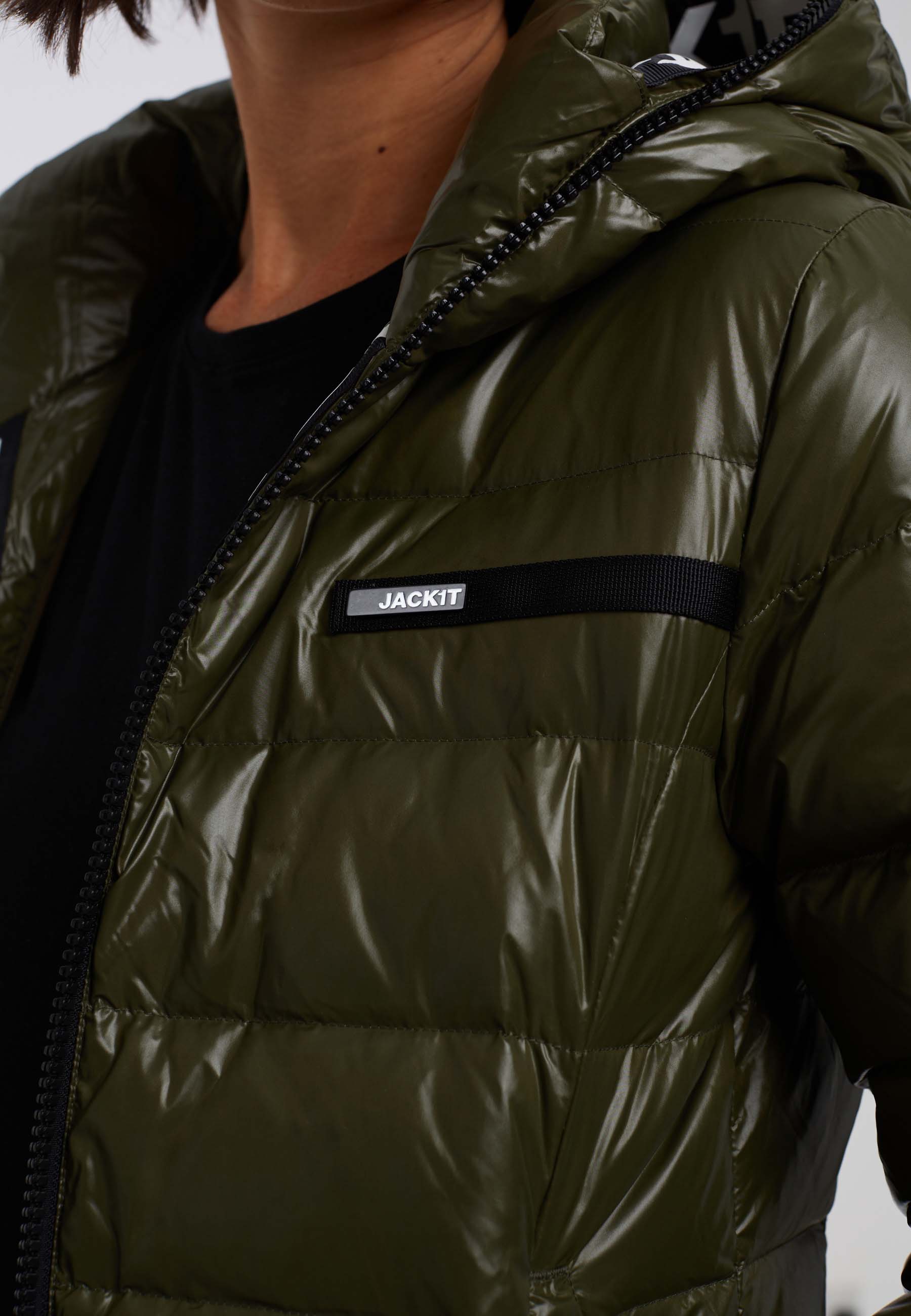 R3D Slick Coat Dame Olive