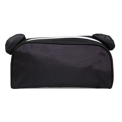 Trousse rectangulaire Kids Panda - 1 compartiment - noir - Bagtrotter