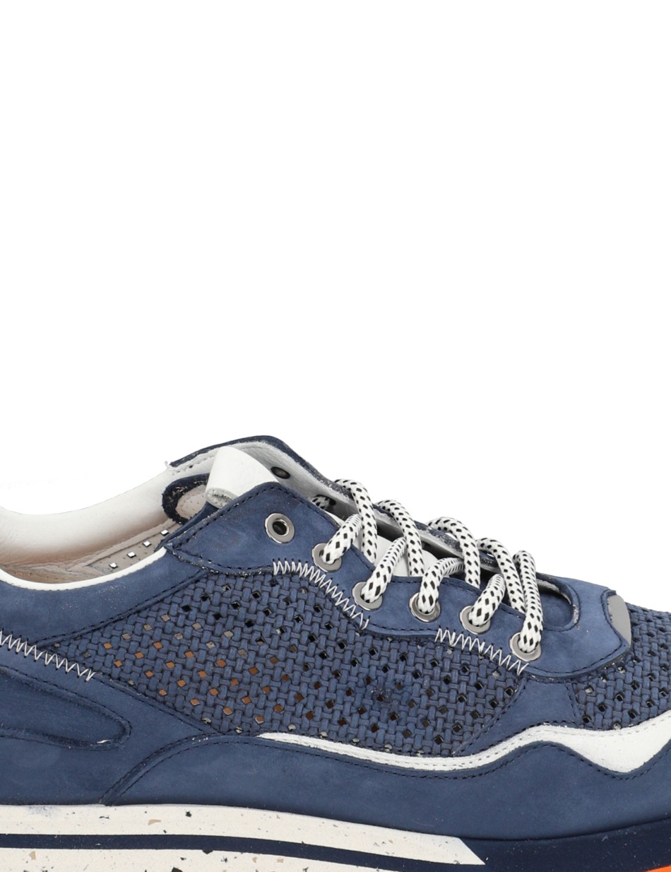 Lederkombi Sneaker