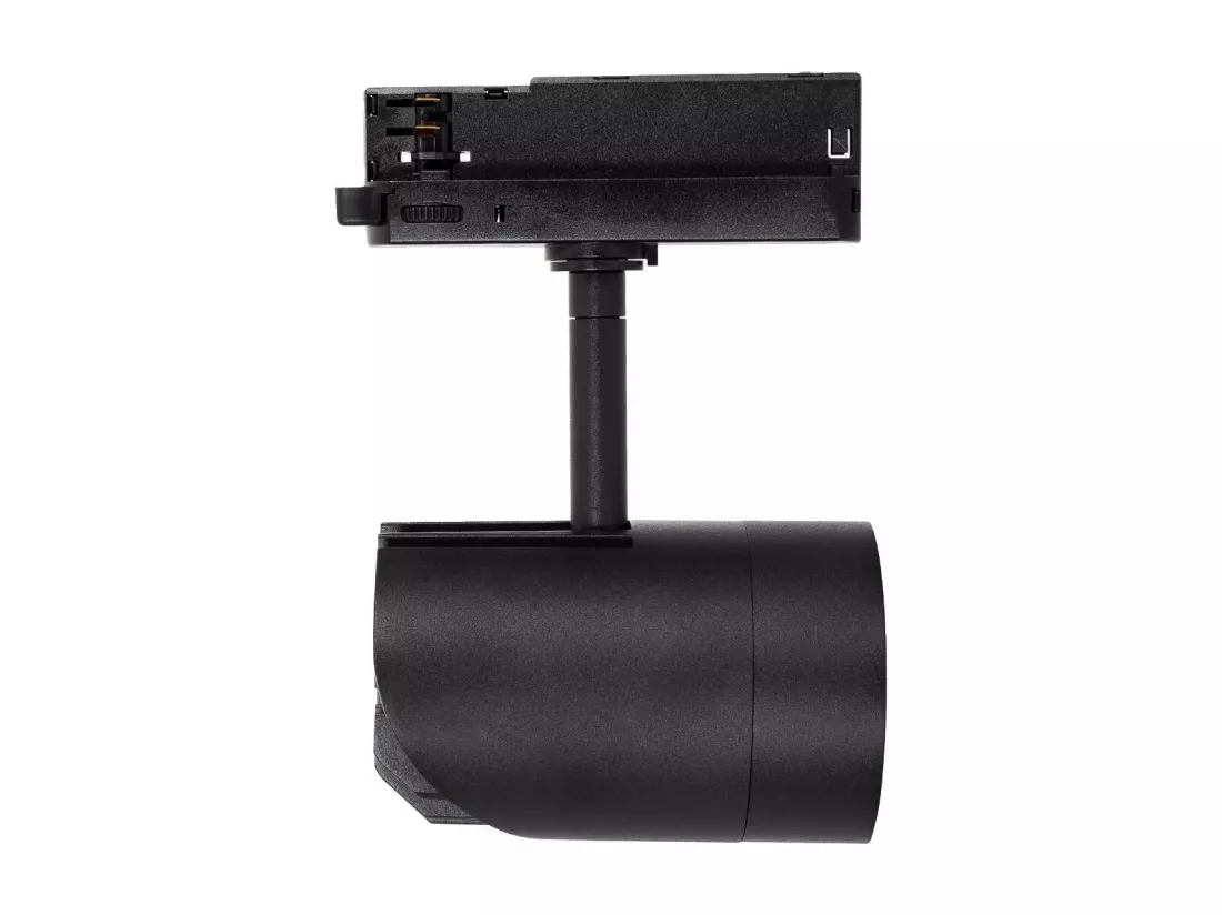 Spot LED sur Rail Triphasé 30W Fuji Noir 4000K Blanc neutre