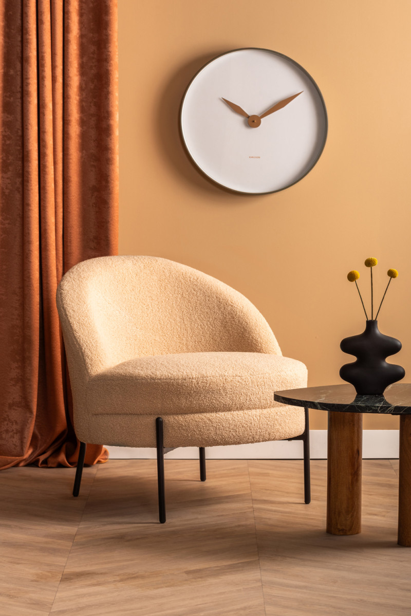 Chair Noble Teddy Curl LM2105BK Black