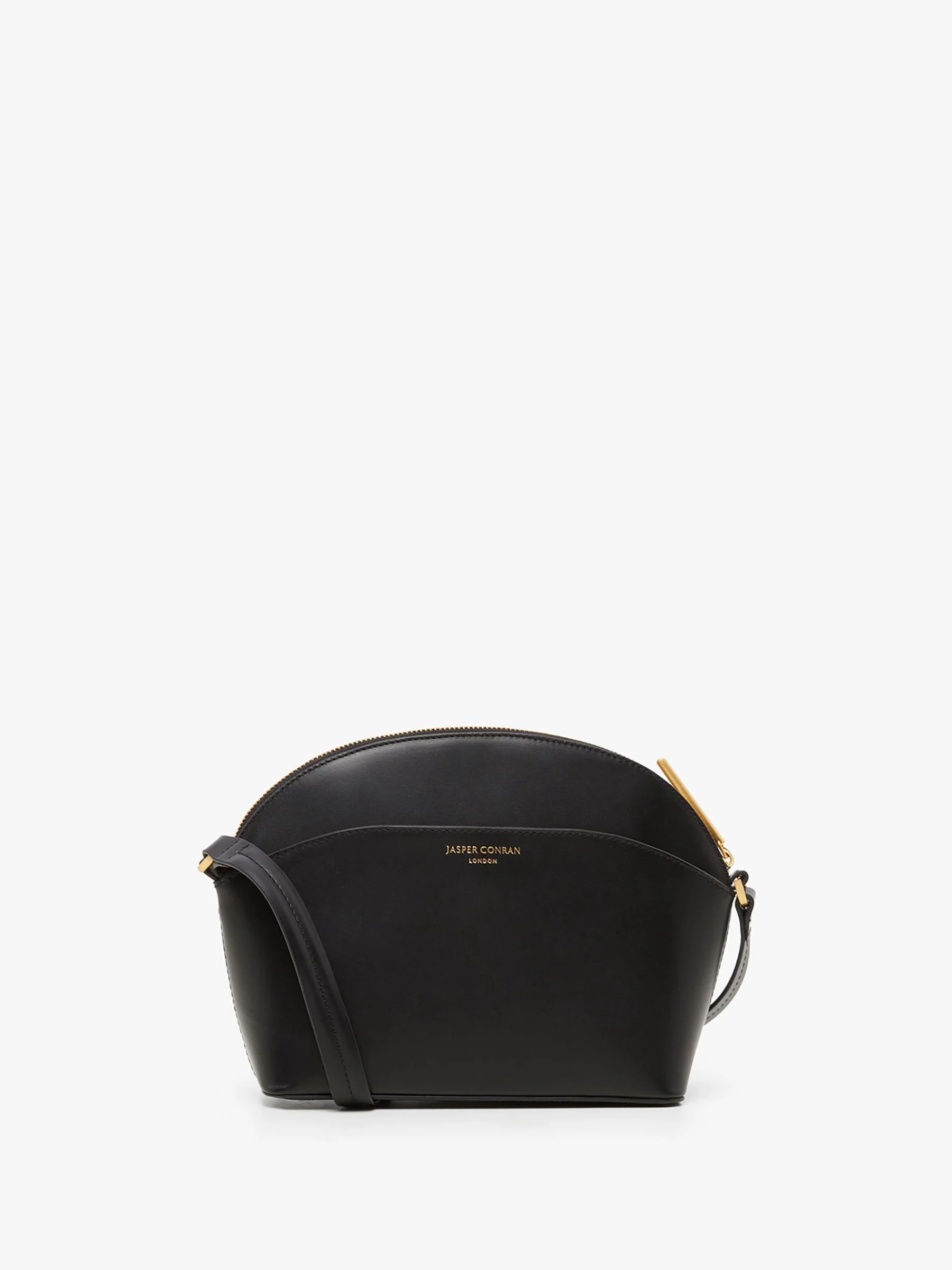 Jasper Conran London - Darcey Dome leren crossbody tas met tab