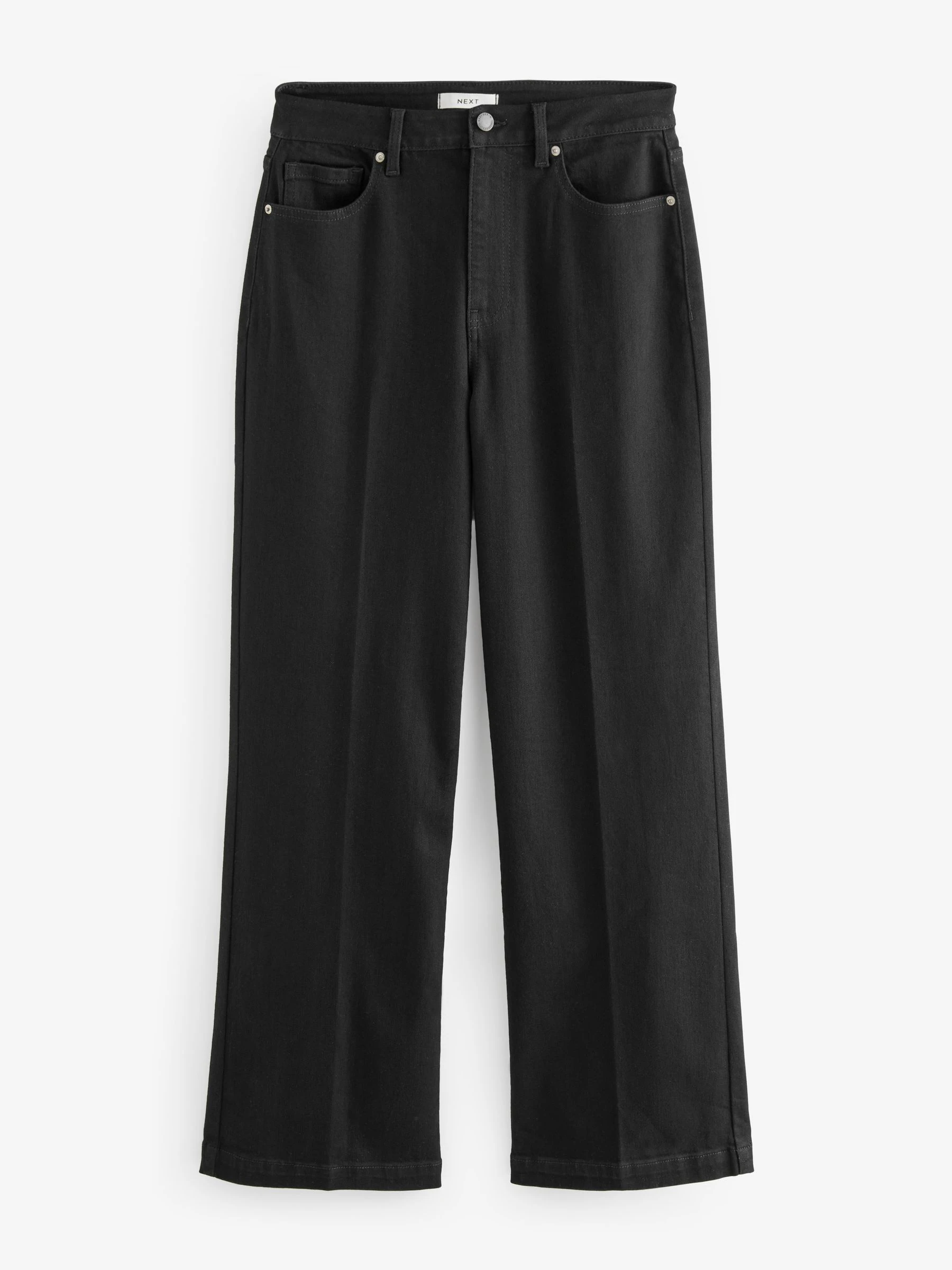 Zwart - Jeans met wijde pijpen
