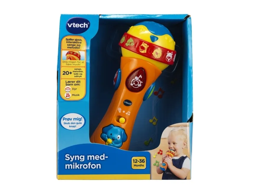 Vtech Baby Syng med mikrofon DK