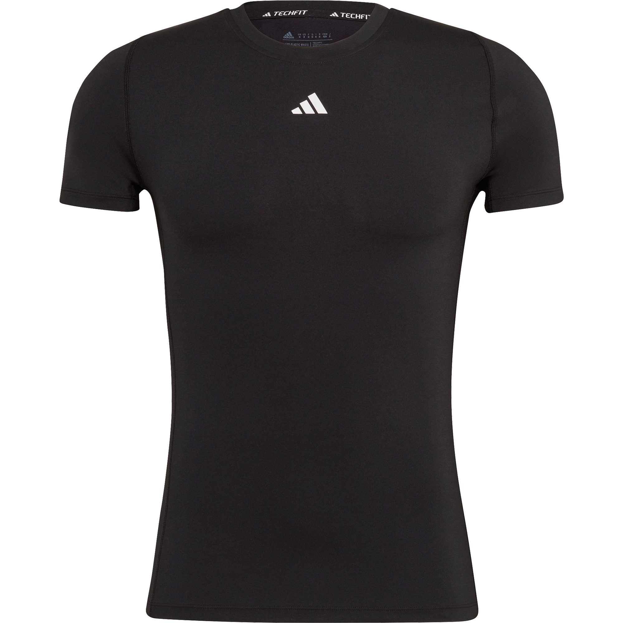 adidas Techfit Training T-Shirt Herren schwarz
