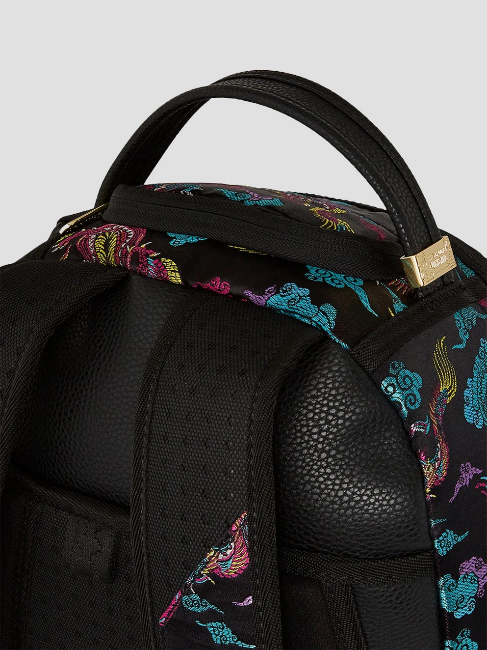 Sprayground Embroidered Dragons Dlx Backpack embroidered dragon