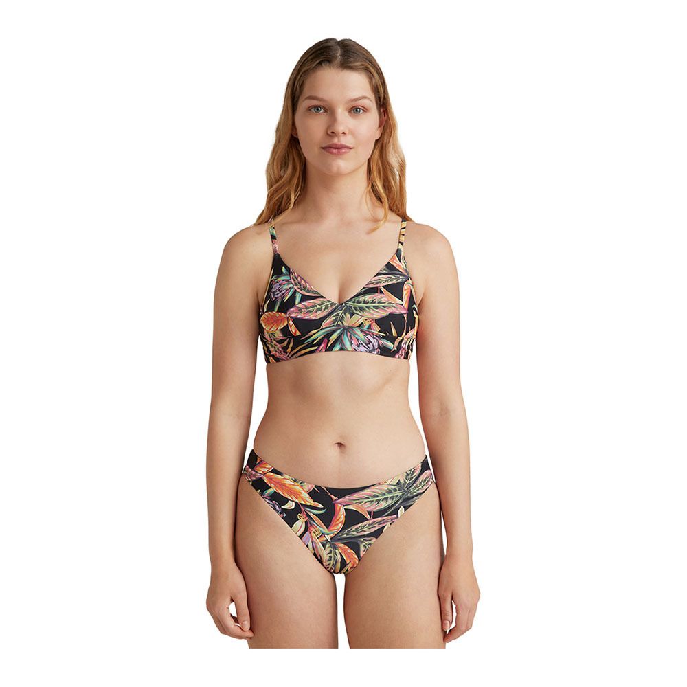 O'Neill MAOI - Bas maillot de bain Femme black tropical flower