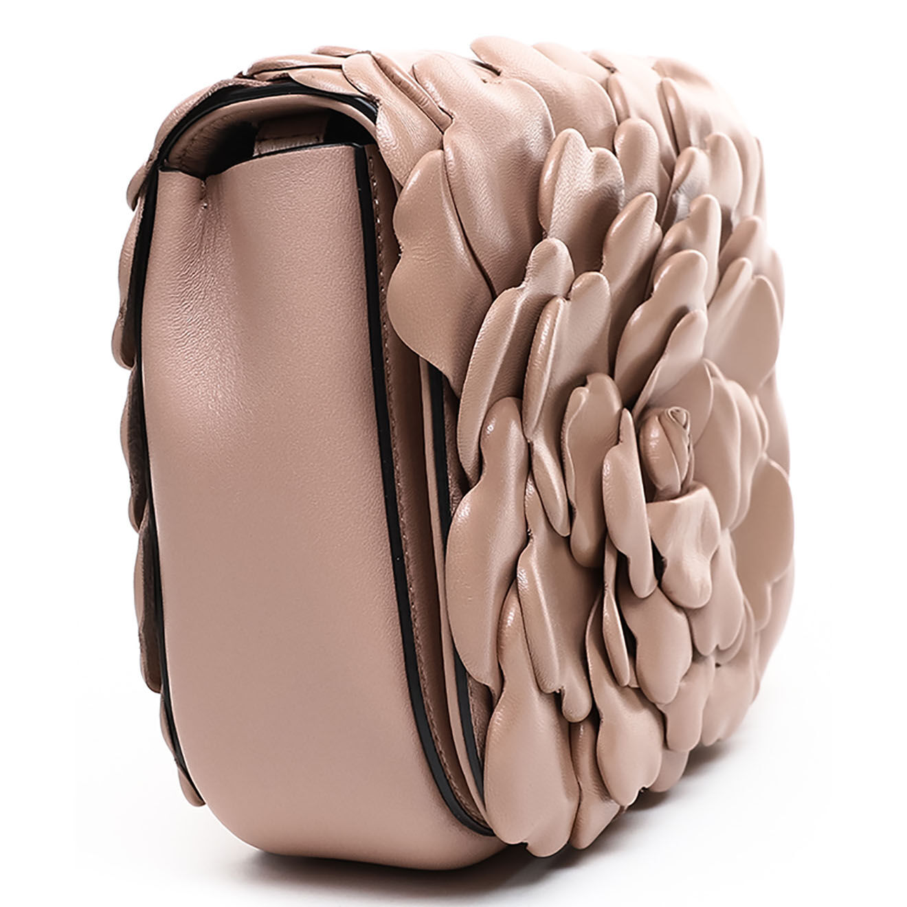 Valentino Sac bandoulière 03 Rose Edition en Cuir beige - Neuf avec étiquette - L.20 cm