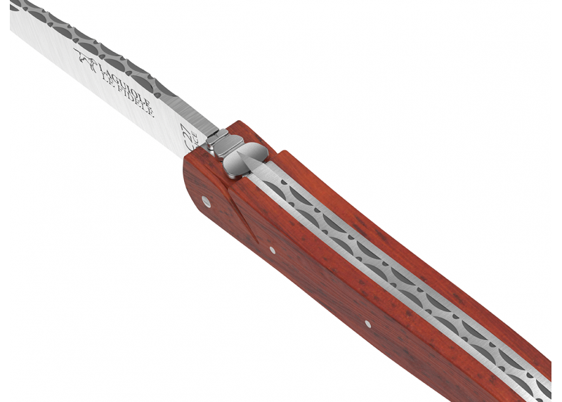 Couteau Laguiole ressort forgé Plein Manche en bois de corail
