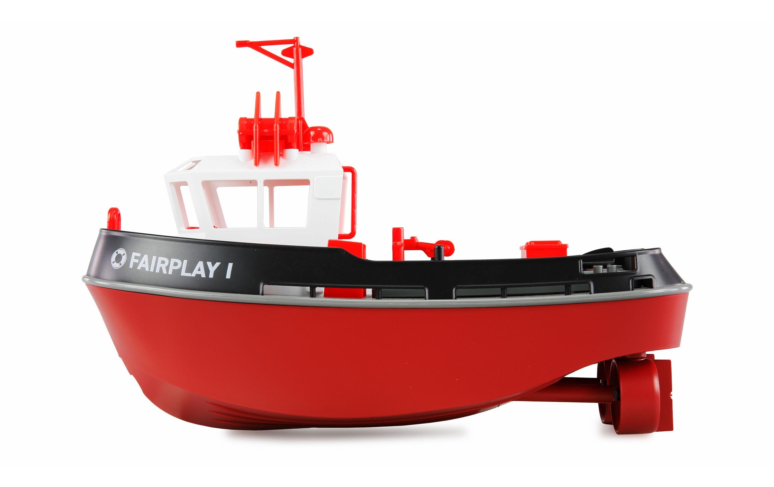 Boot Fairplay I Schlepper Schwarz, RTR, 1:722-Motoriges ferngesteuertes Boot