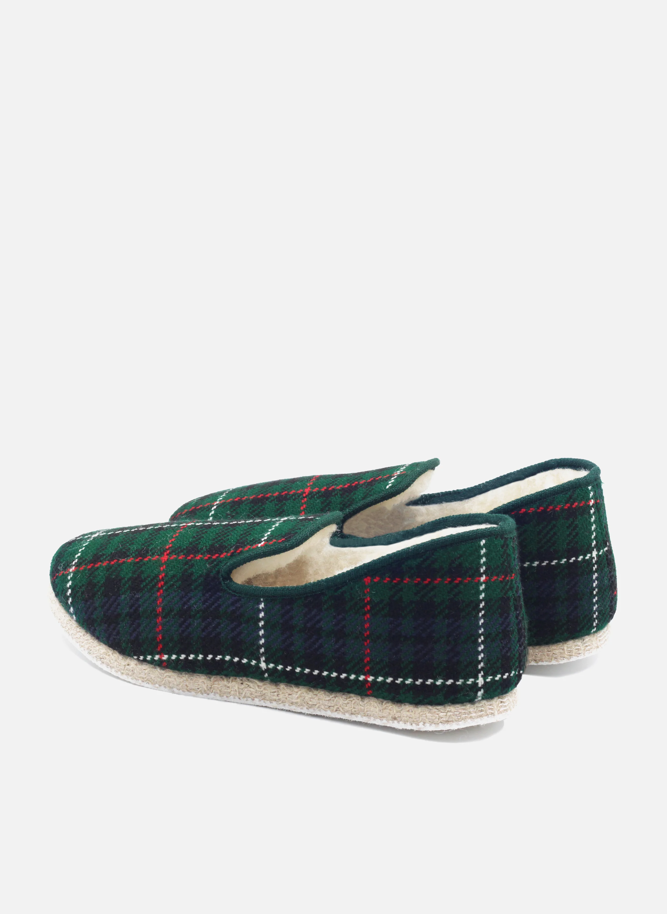 Charentaises tissu | Vert
