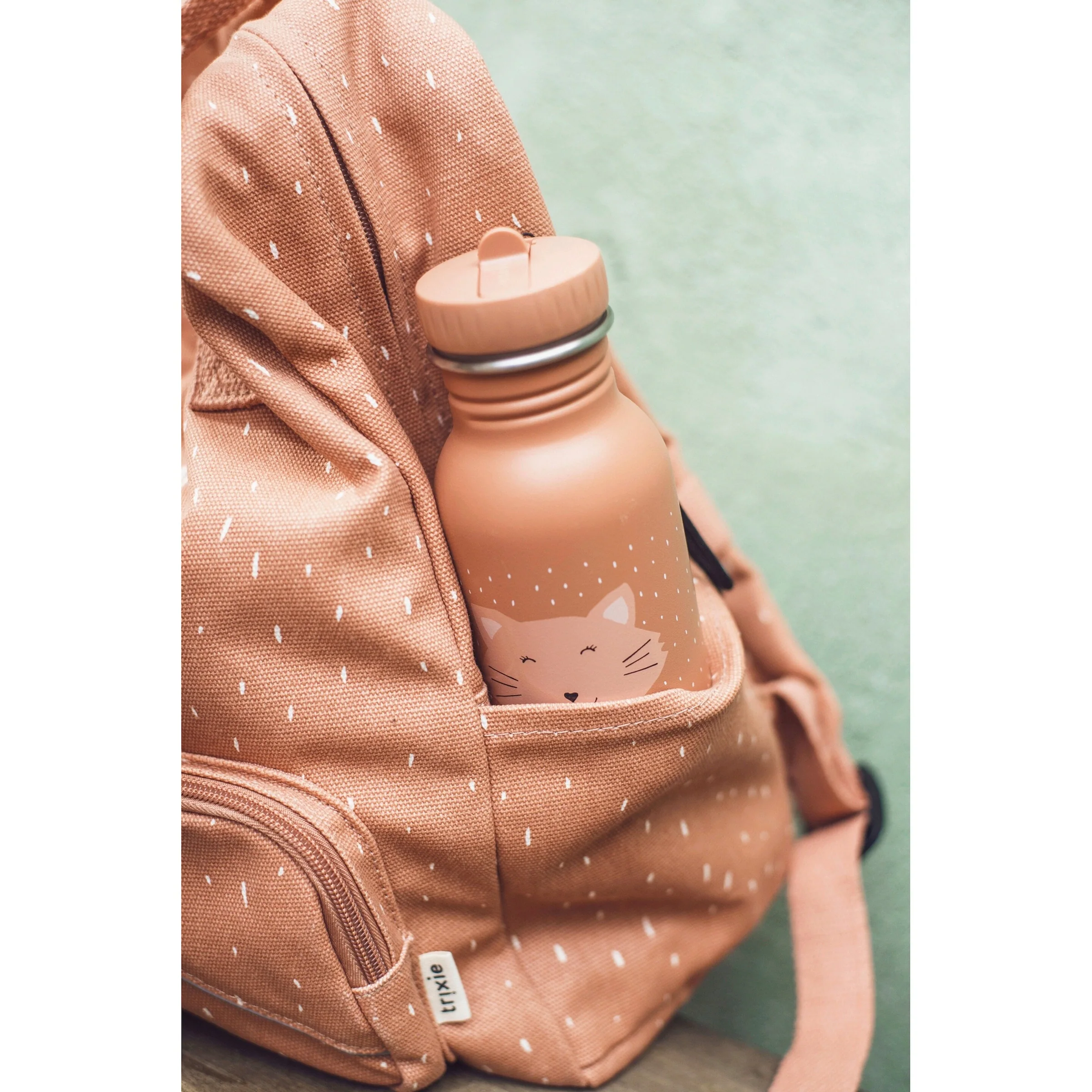 trixie Trinkflasche aus Edelstahl 350 ml Katze