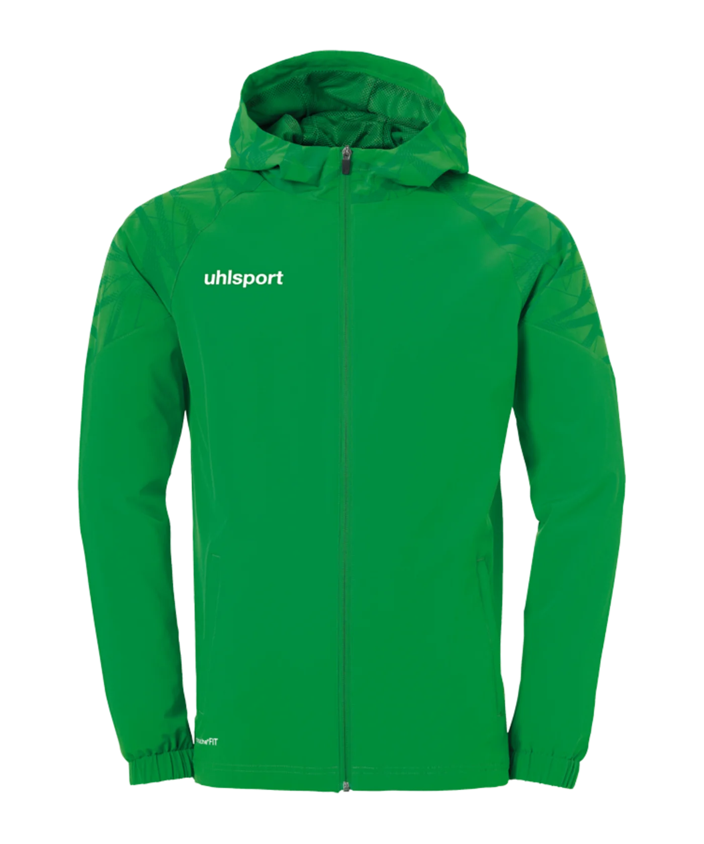 uhlsport Goal 25 Evo Woven Kapuzenjacke Grün 06
