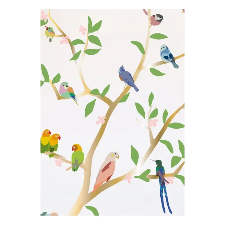 MIMI'lou Sticker géant avec oiseaux