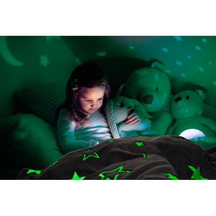 Out of the Blue Kuscheldecke mit Sternen Glow