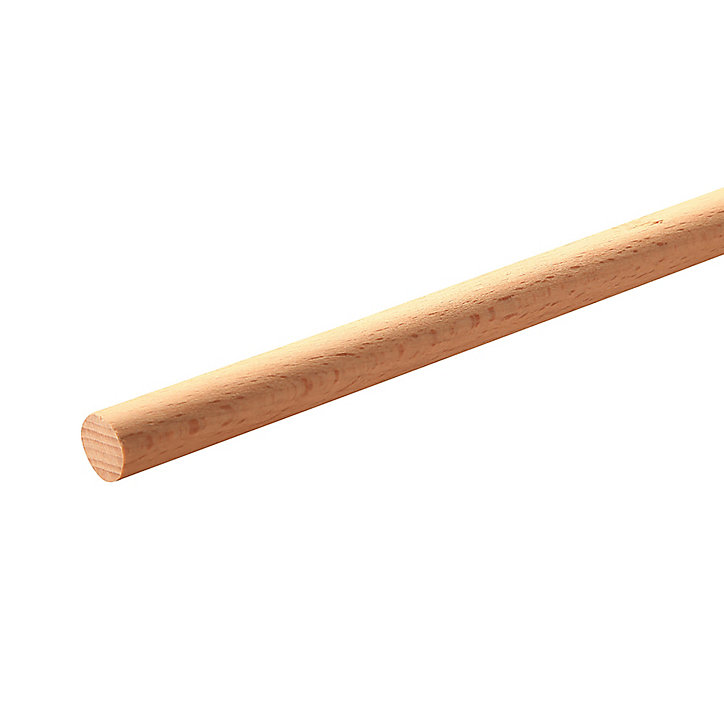 Tourillon hêtre lisse ø14 mm L.1 m