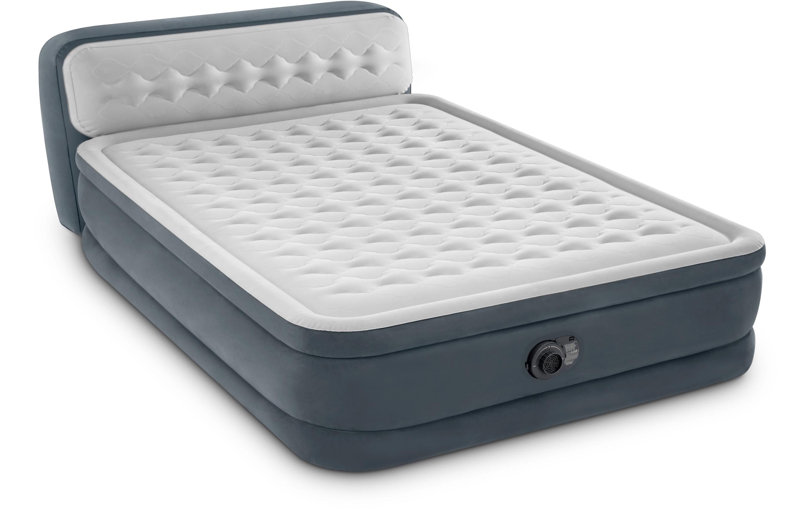Luftbett Dura Beam mit Headboard Queen 152 x 236 x 46 cmLuftbett mit integrierter Pumpe