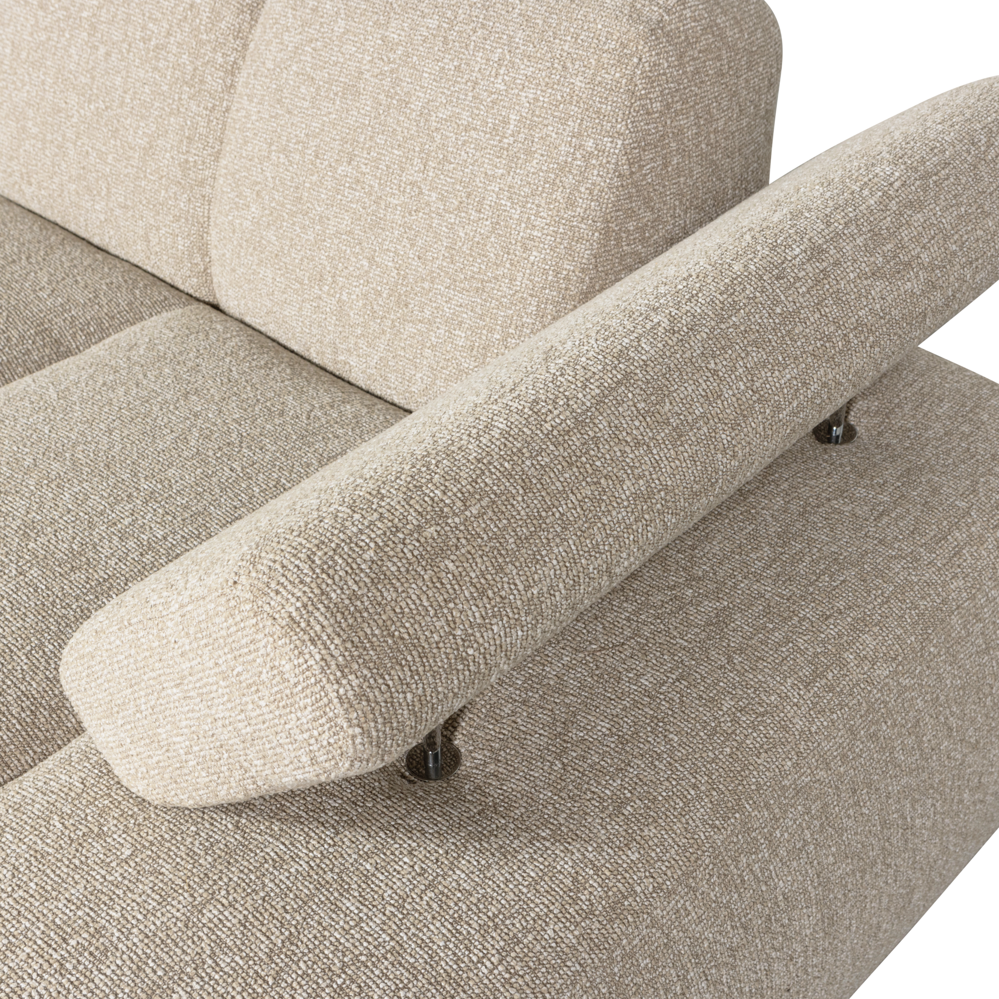 Chaise Longue Mojo Element Mojo Chaise Longue Element Rechts - Bouclé - Beige Melange
